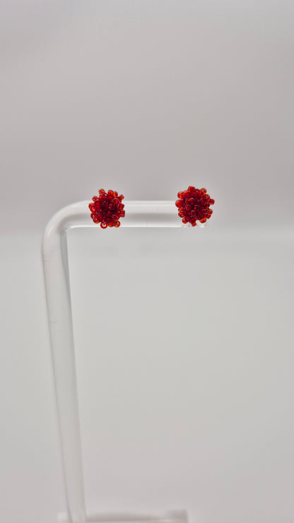 Ohr-Stecker LINNSI - Linse 6mm | Perlen 1mm