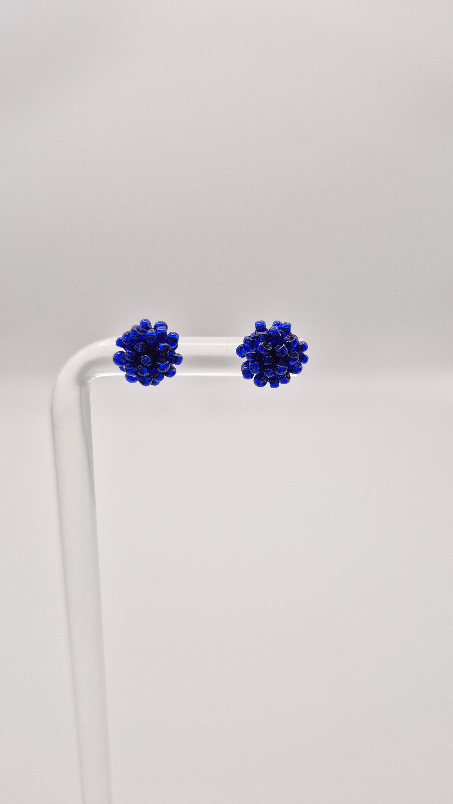 Ohr-Stecker LINNSI - Linse 8mm | Perlen 2mm