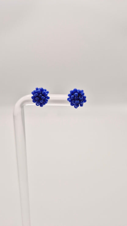 Ohr-Stecker LINNSI - Linse 8mm | Perlen 2mm