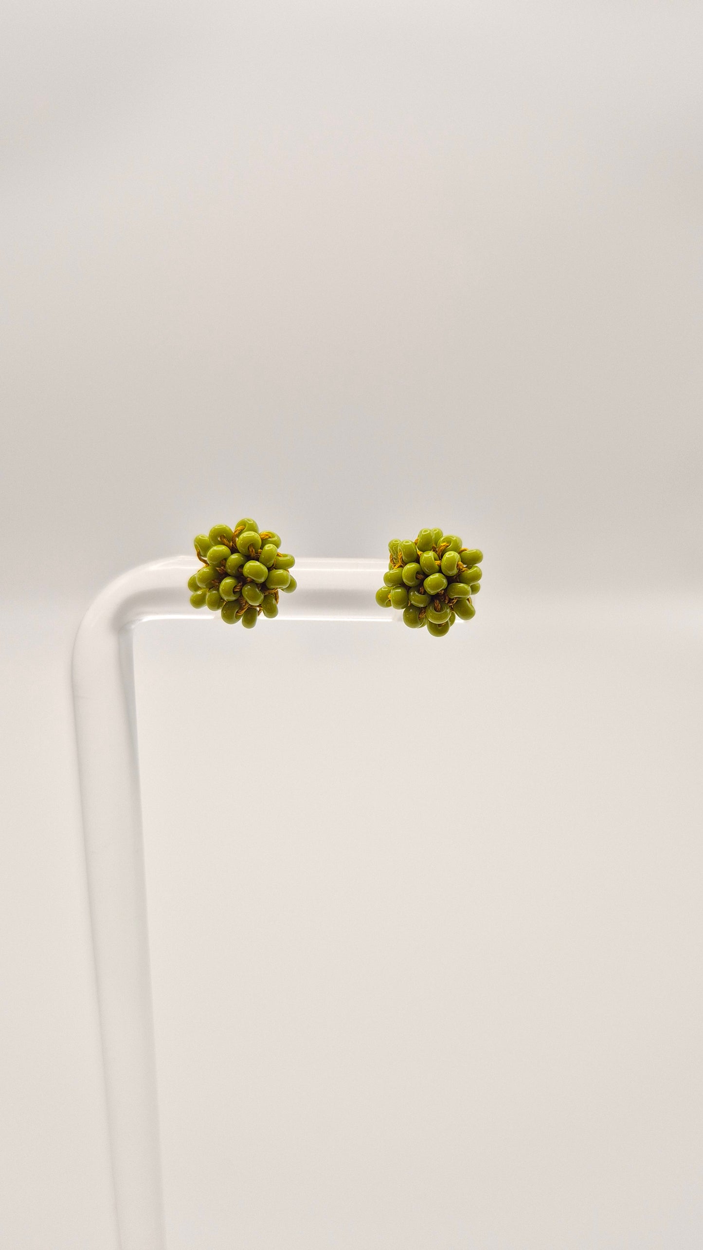 Ohr-Stecker LINNSI - Linse 8mm | Perlen 2mm
