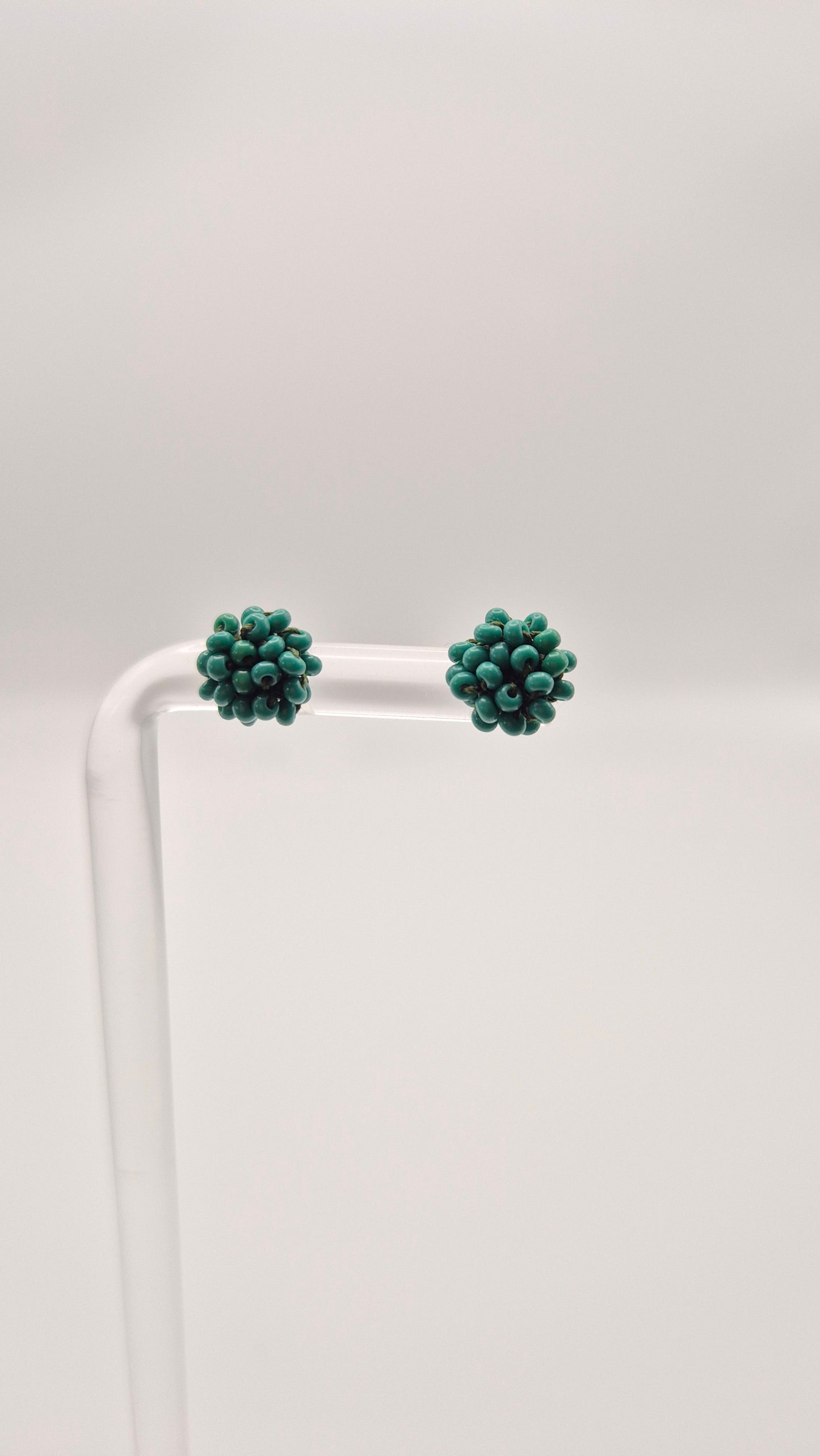 Ohr-Stecker LINNSI - Linse 8mm | Perlen 2mm