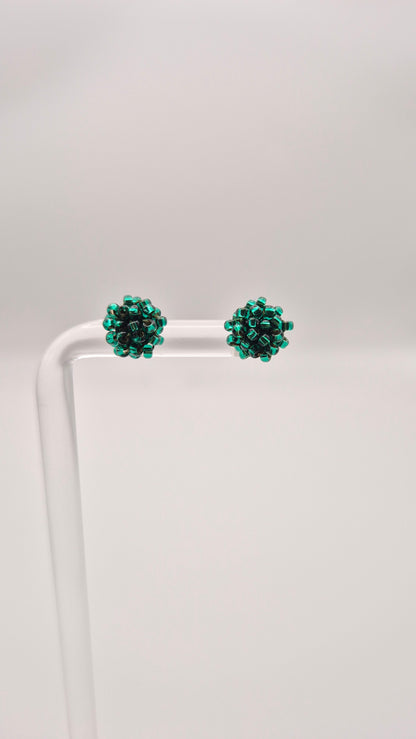 Ohr-Stecker LINNSI - Linse 8mm | Perlen 2mm