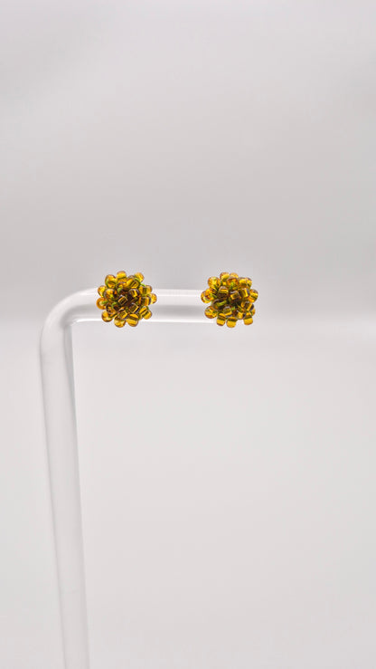 Ohr-Stecker LINNSI - Linse 8mm | Perlen 2mm