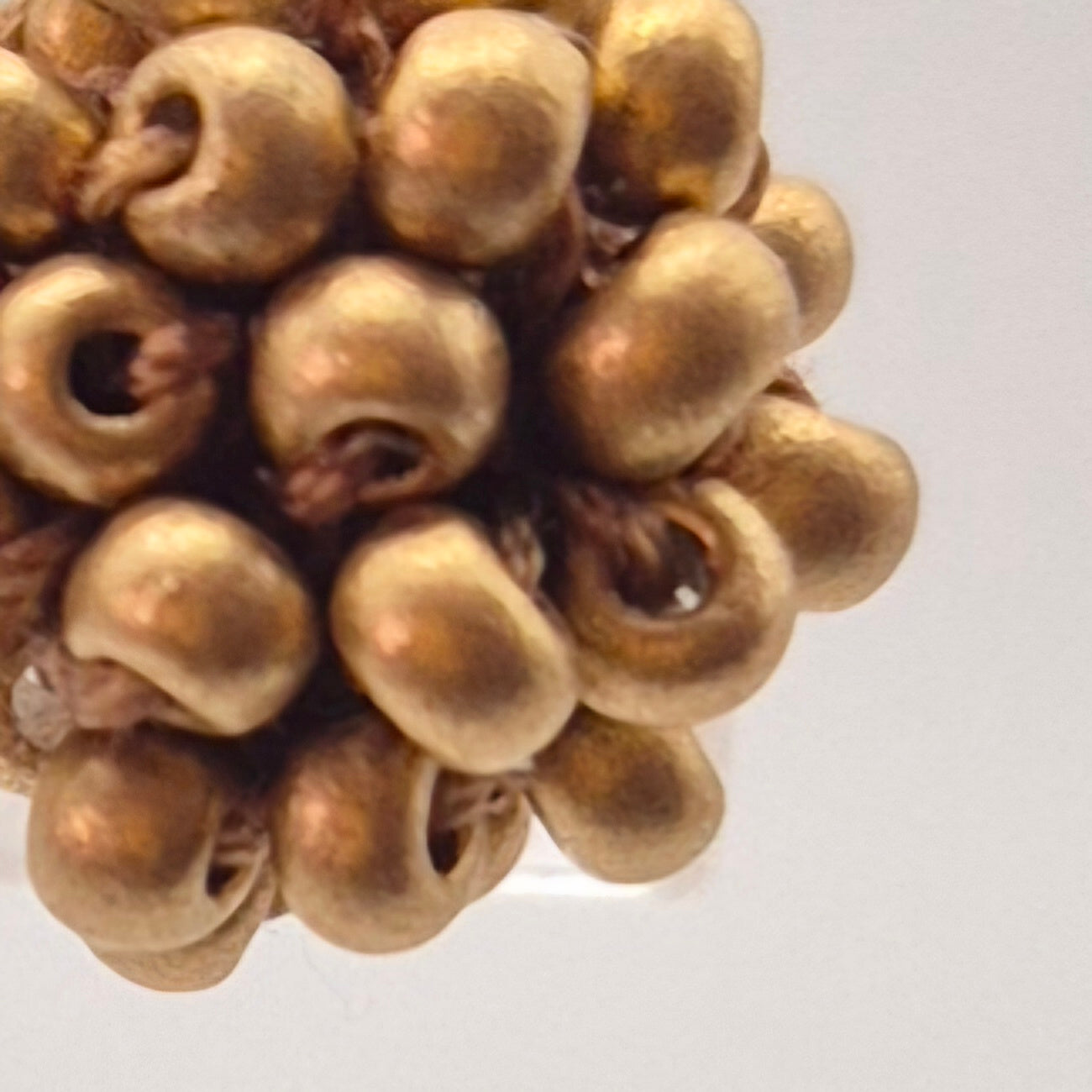 Hänger KUULA - Kugel 12mm | vergoldet | Perlen 2mm
