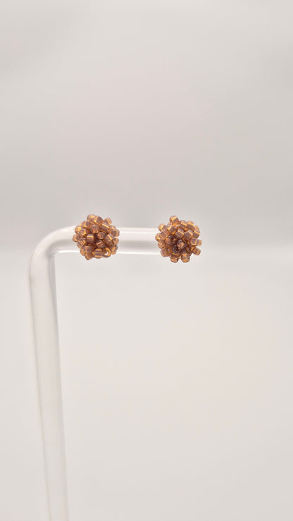 Ohr-Stecker LINNSI - Linse 8mm | Perlen 2mm