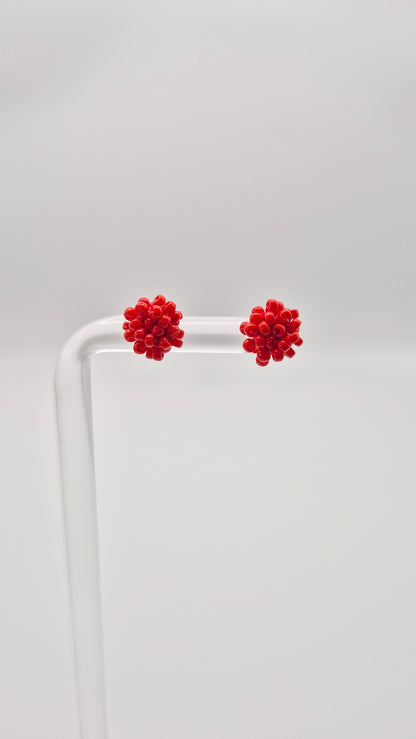 Ohr-Stecker LINNSI - Linse 8mm | Perlen 2mm