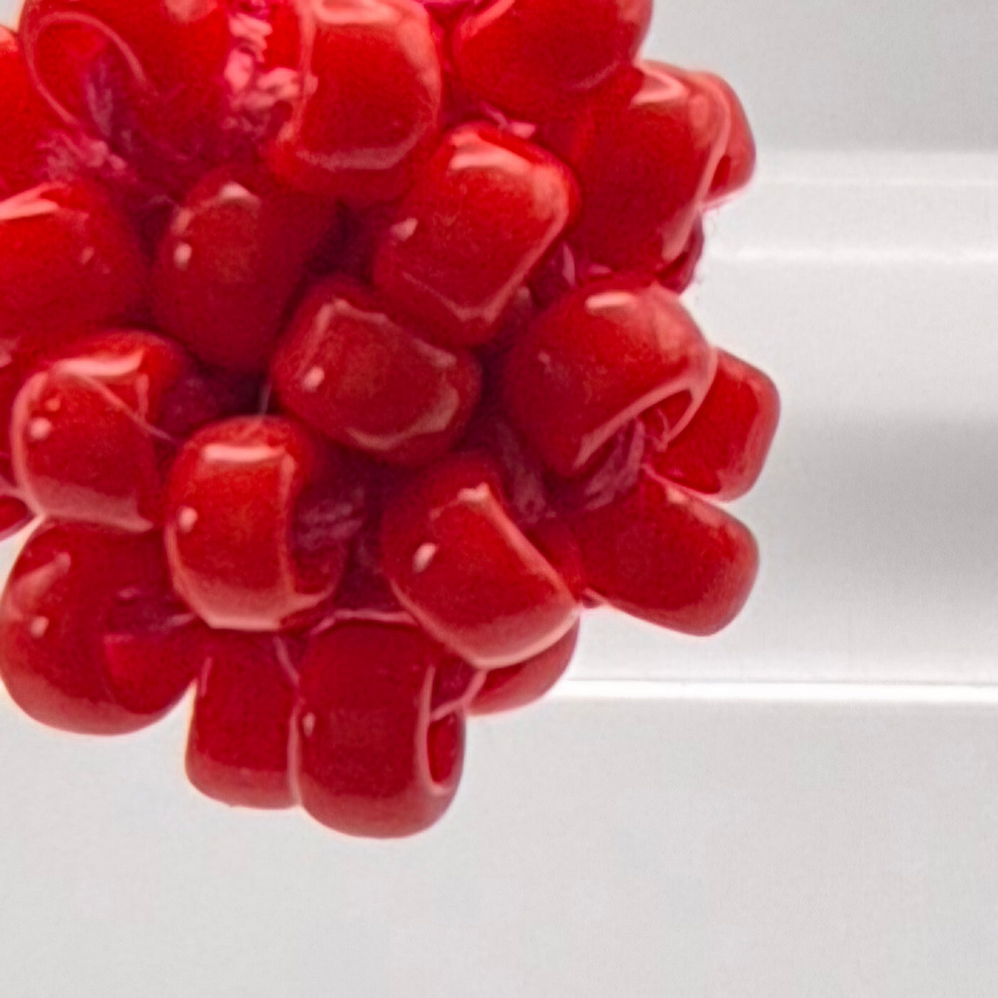 Ring DOT - Linse 12mm - 26mm | vergoldet | Perlen 2mm