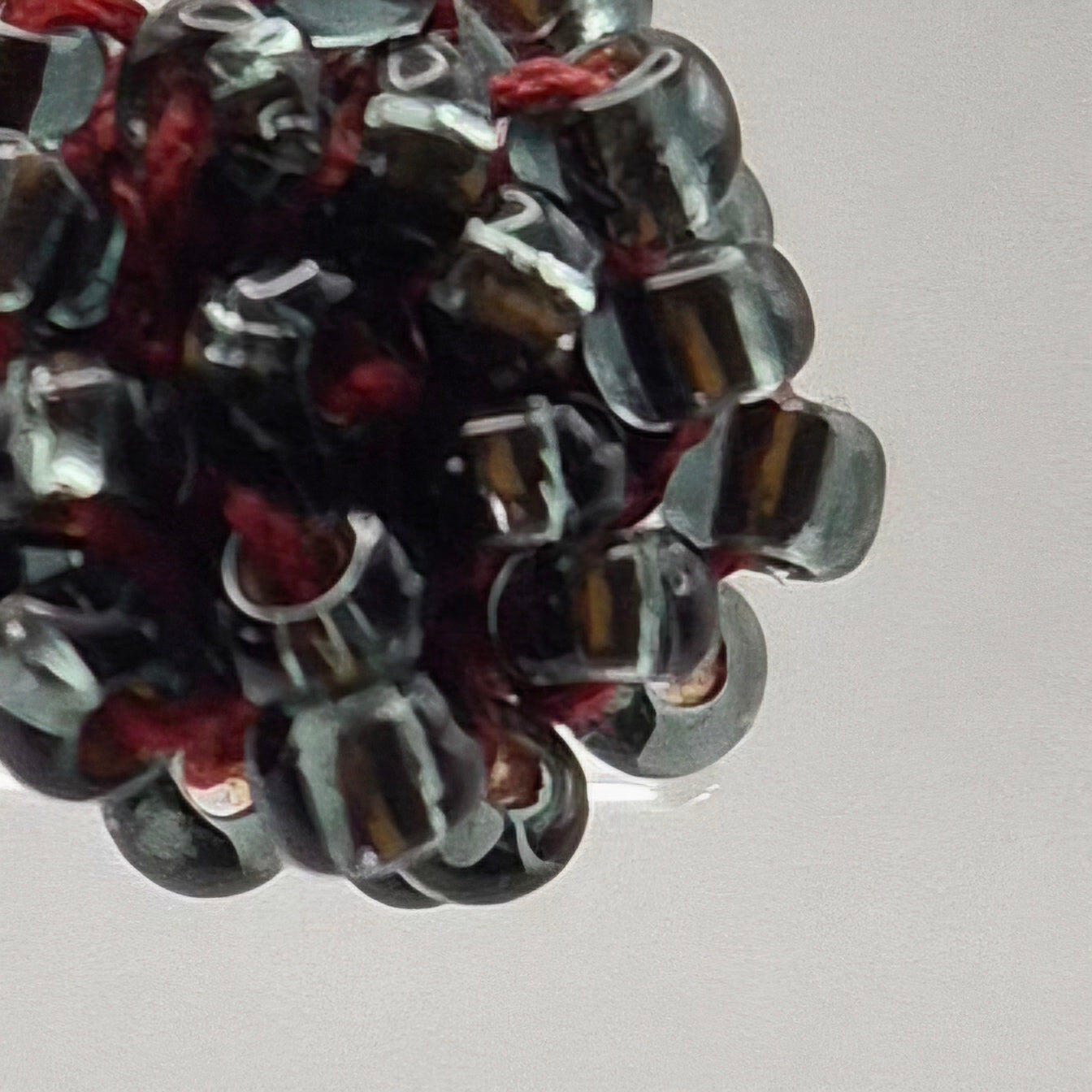 Creolen KUULA - Kugel 12mm | Silber | Perlen 2mm