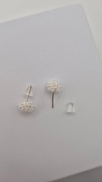 Ohr-Stecker LINNSI - Linse 8mm | Perlen 2mm