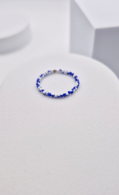 Ring RIVI - Ringgröße 49 - 53 mm Umfang | Perlen 2mm