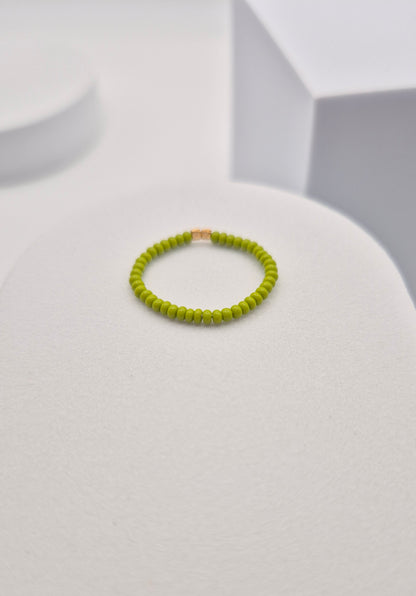 Ring RIVI - Ringgröße 49 - 53 mm Umfang | Perlen 2mm
