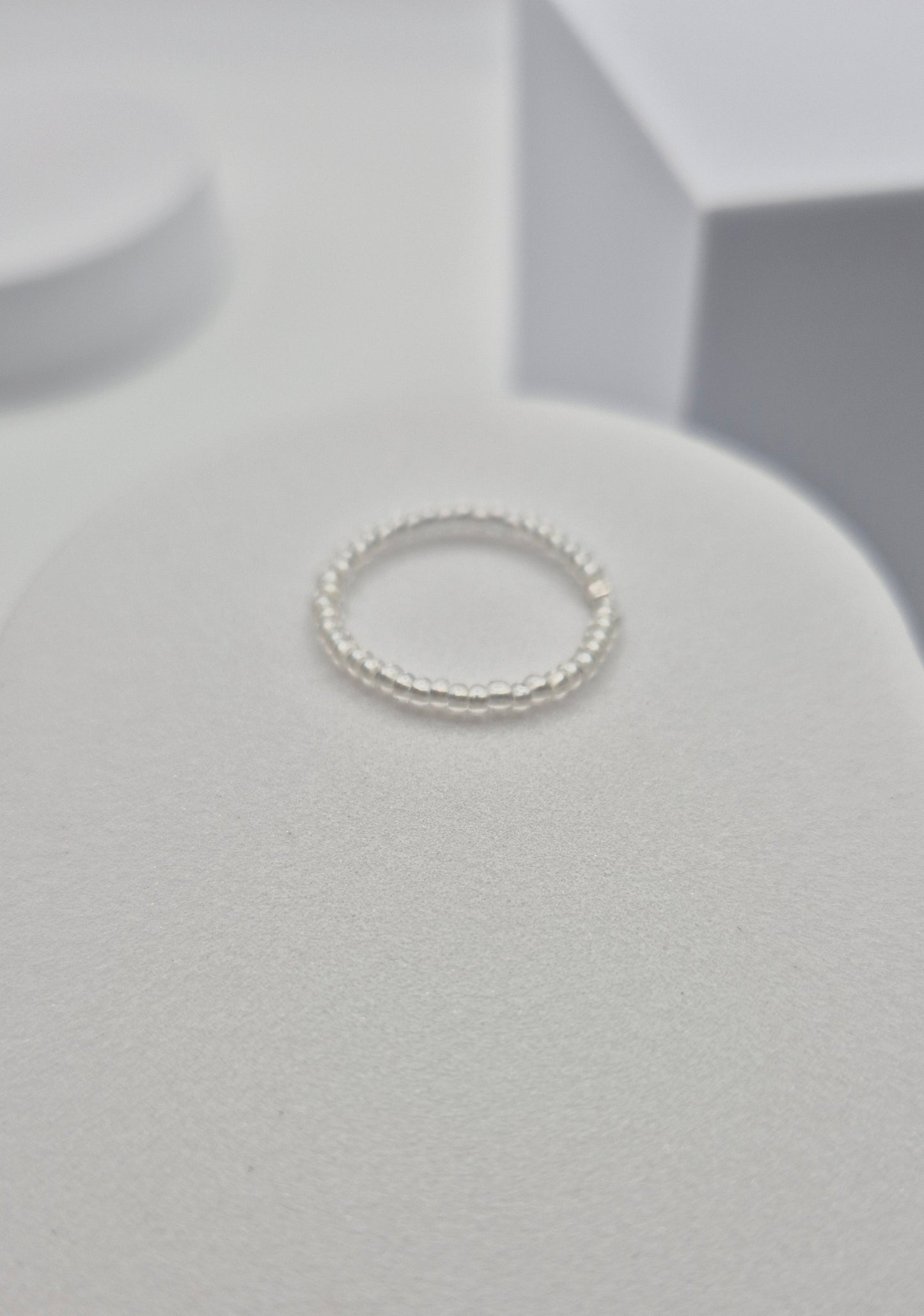 Ring RIVI - Ringgröße 49 - 53 mm Umfang | Perlen 2mm