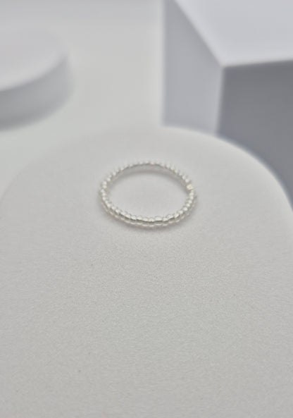 Ring RIVI - Ringgröße 49 - 53 mm Umfang | Perlen 2mm