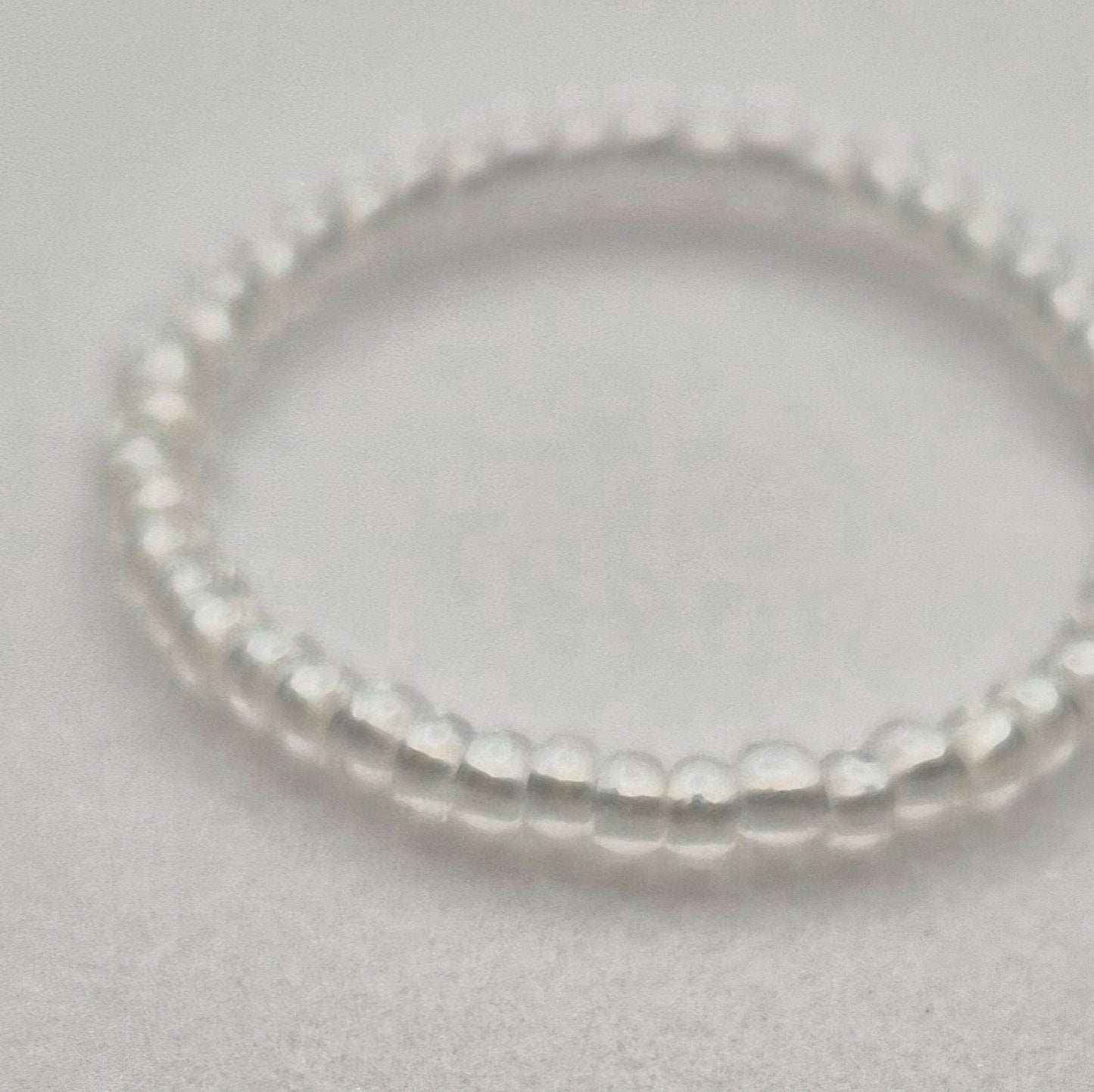 Ohr-Stecker Hänger RENGAS | Ring 20mm | Perlen 2mm