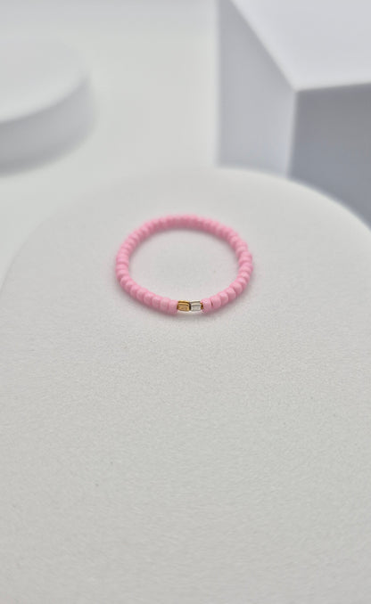 Ring RIVI - Ringgröße 49 - 53 mm Umfang | Perlen 2mm