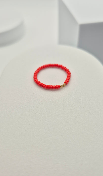 Ring RIVI - Ringgröße 49 - 53 mm Umfang | Perlen 2mm