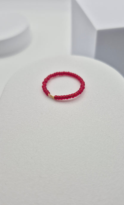 Ring RIVI - Ringgröße 49 - 53 mm Umfang | Perlen 2mm