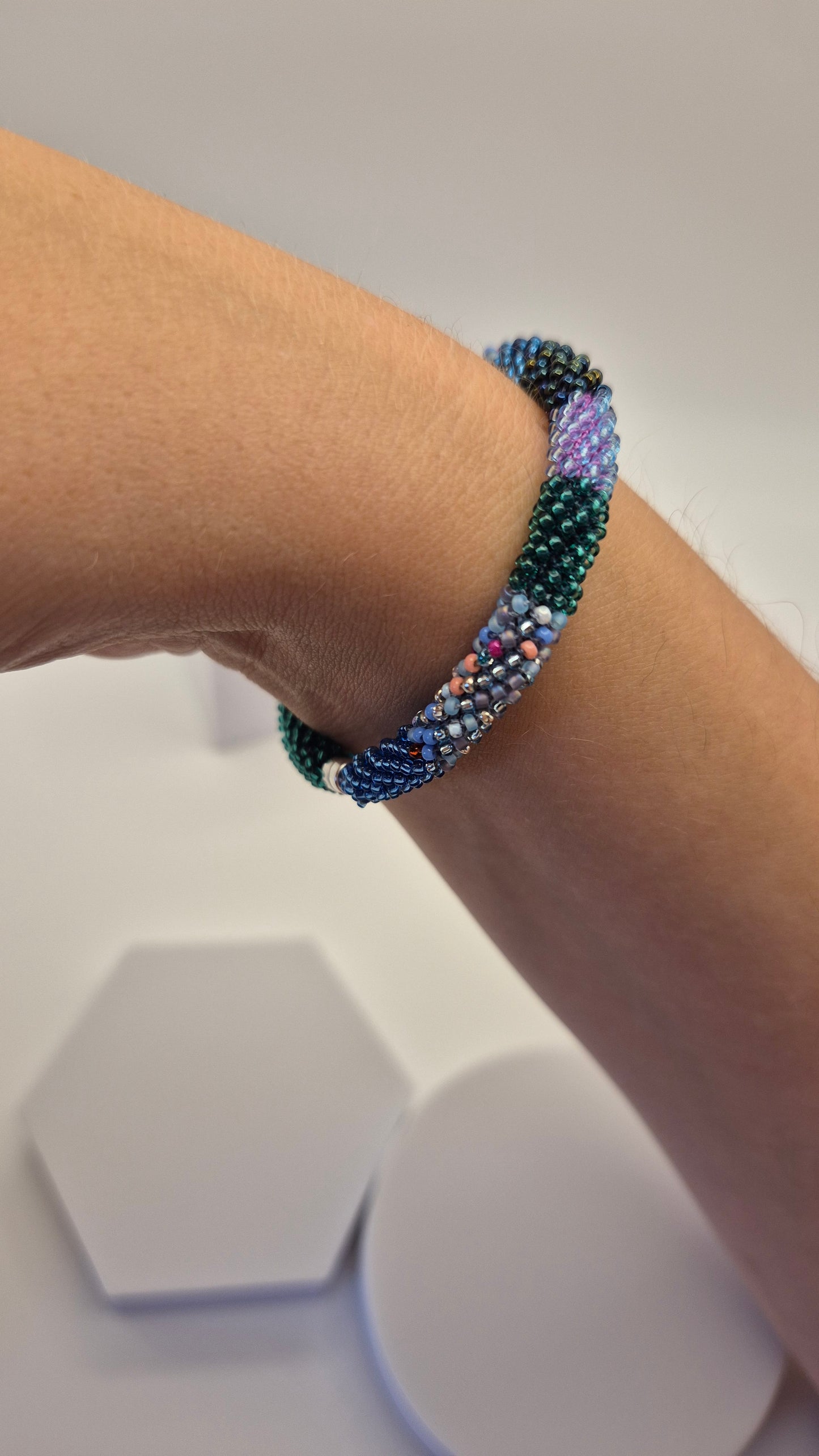 Armband TUBE - Breite 6mm | Perlen 1mm
