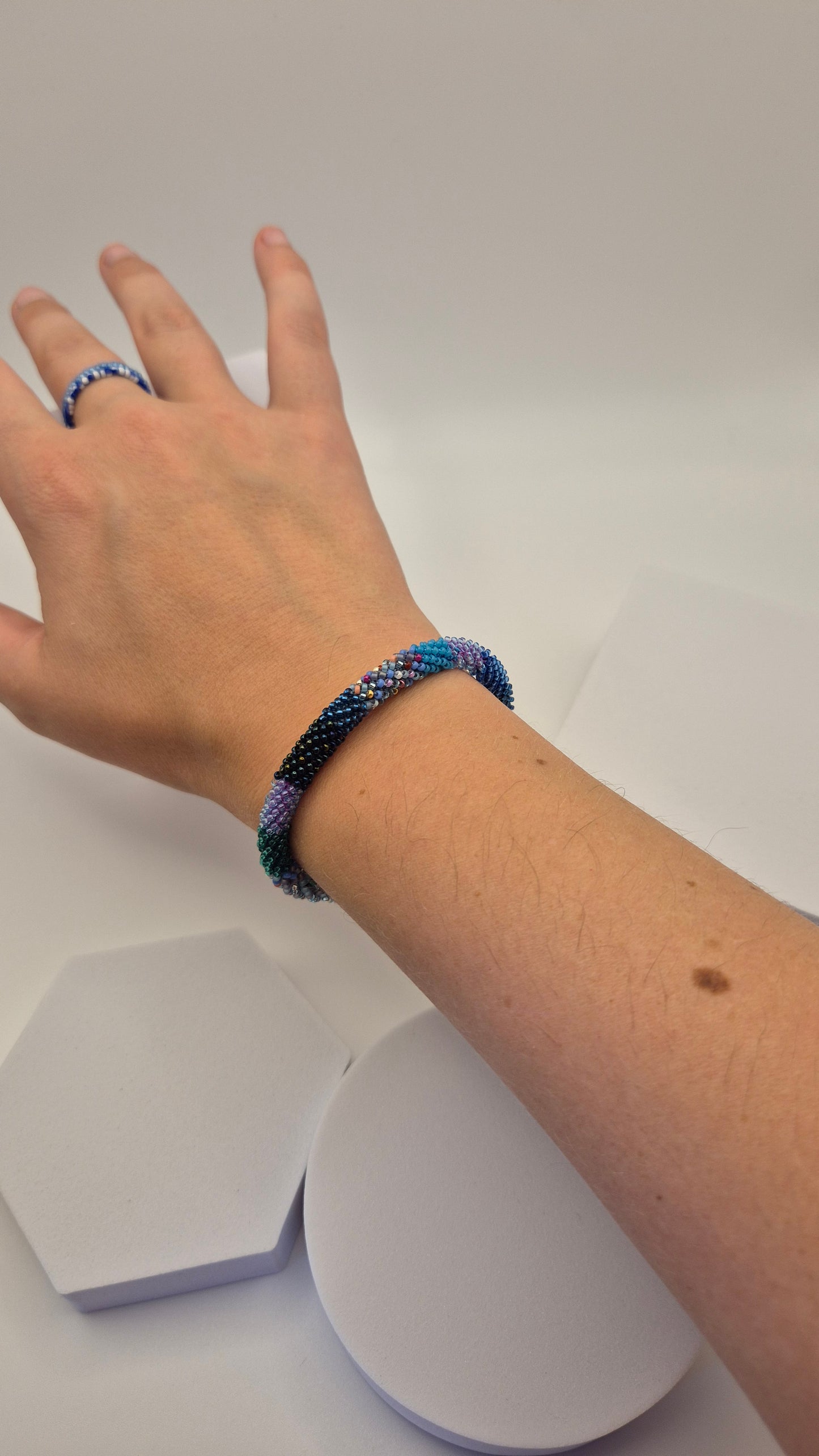 Armband TUBE - Breite 6mm | Perlen 1mm