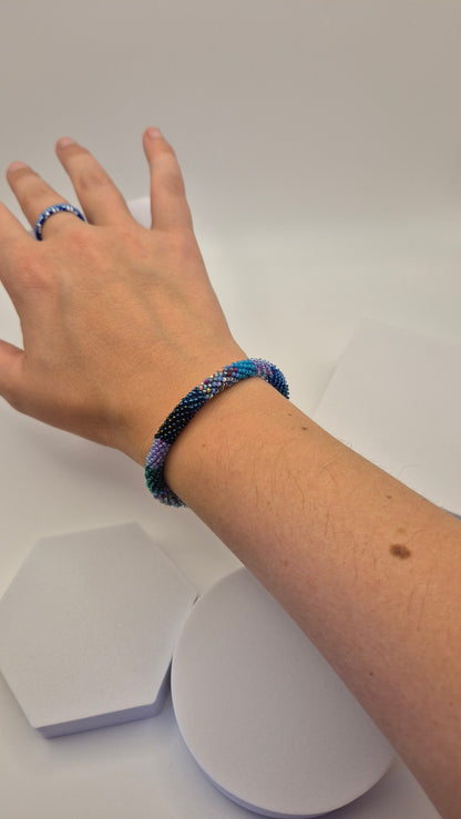 Armband TUBE - Breite 6mm | Perlen 1mm