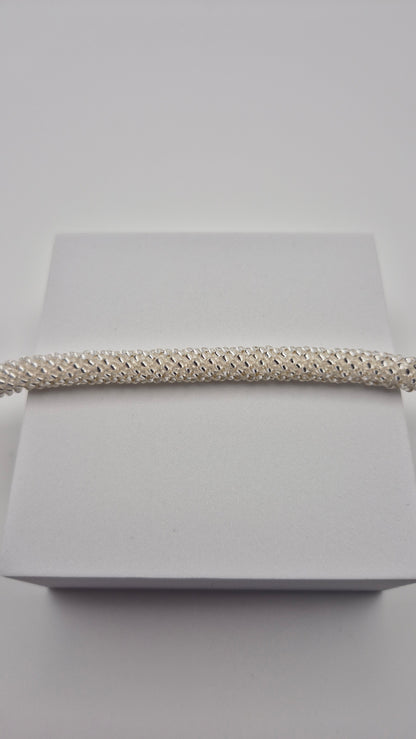 Halskette TUBE - Breite 10mm | Perlen 2,5mm