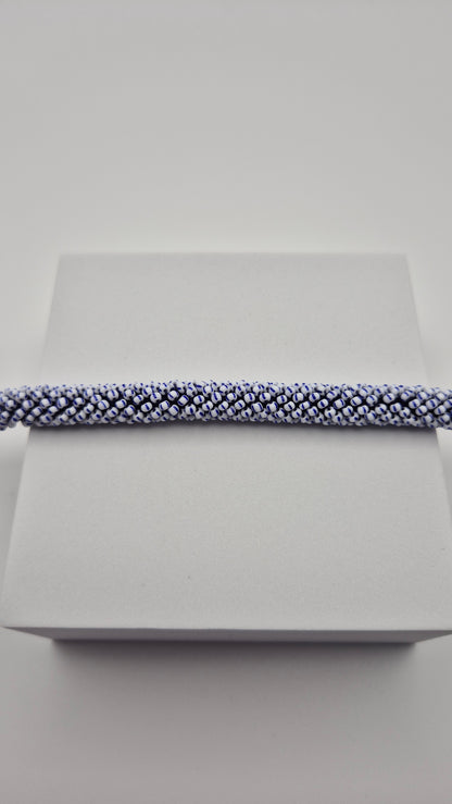 Halskette TUBE - Breite 10mm | Perlen 2,5mm