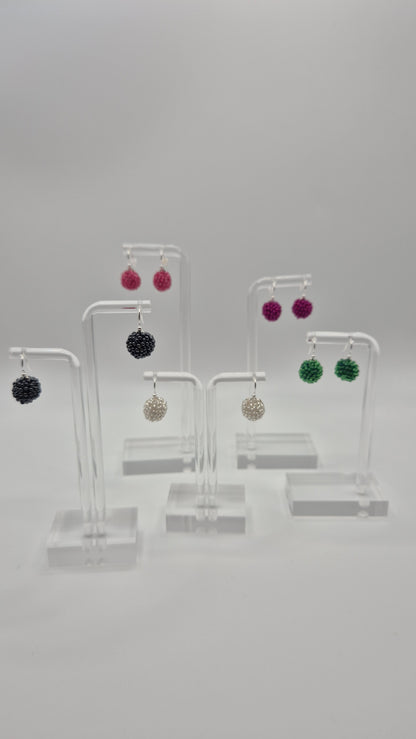 Hänger KUULA - Kugel 12mm | Silber o. Edelstahl | Perlen 2mm