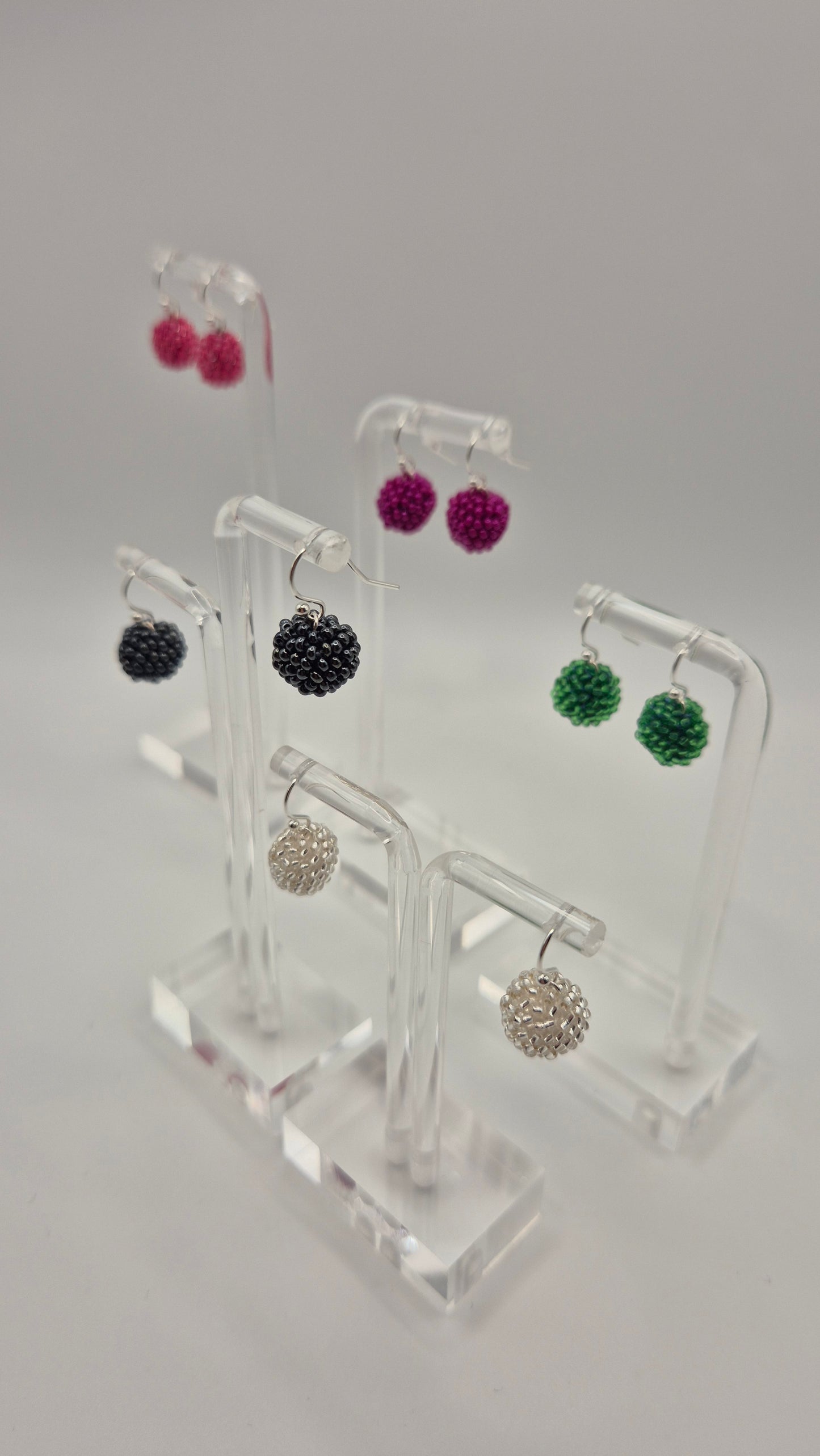 Hänger KUULA - Kugel 12mm | Silber o. Edelstahl | Perlen 2mm