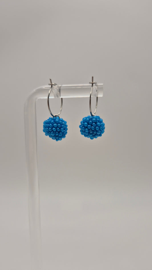 Creolen KUULA - Kugel 12mm | Edelstahl | Perlen 2mm