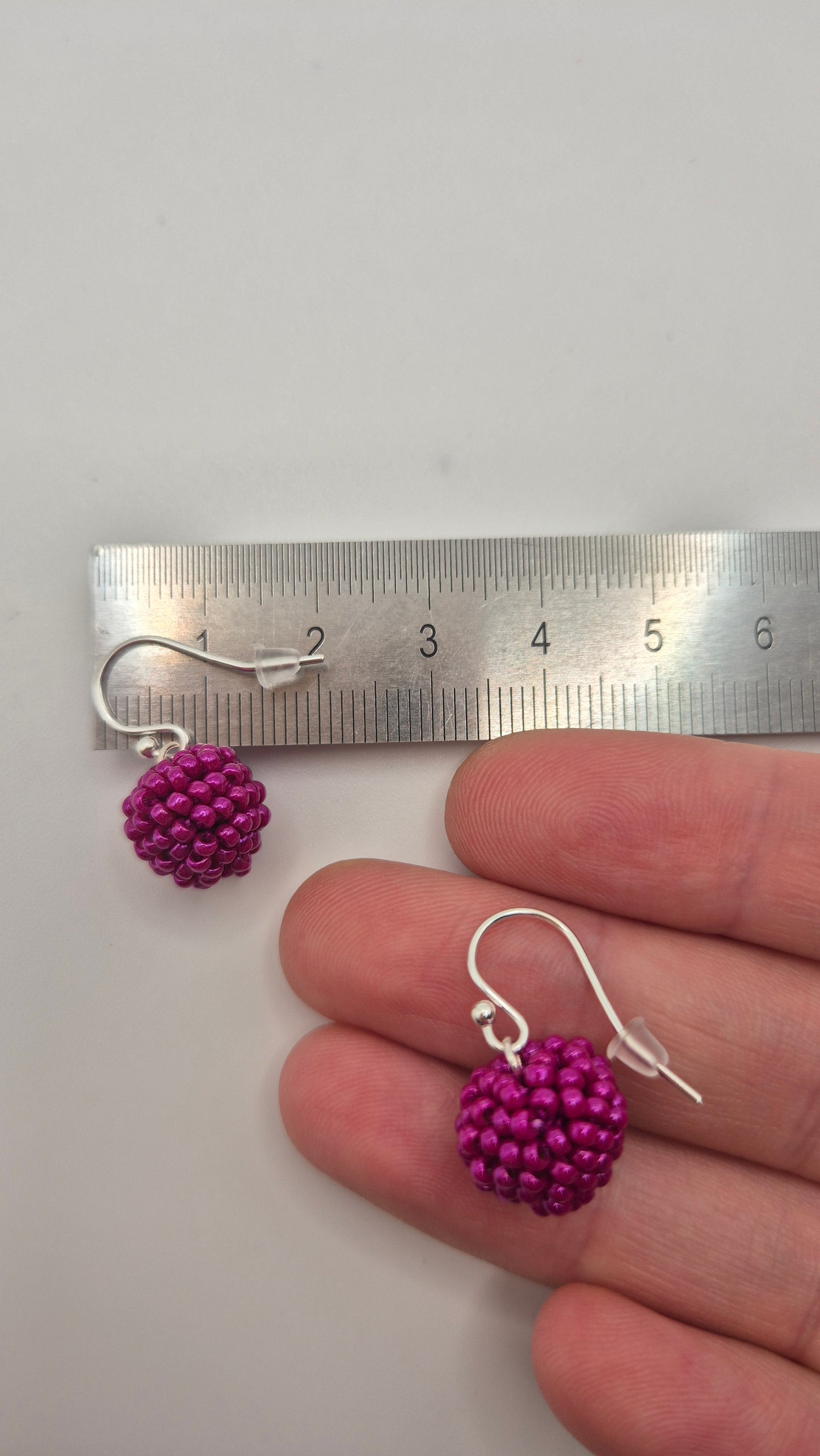 Hänger KUULA - Kugel 12mm | Silber o. Edelstahl | Perlen 2mm