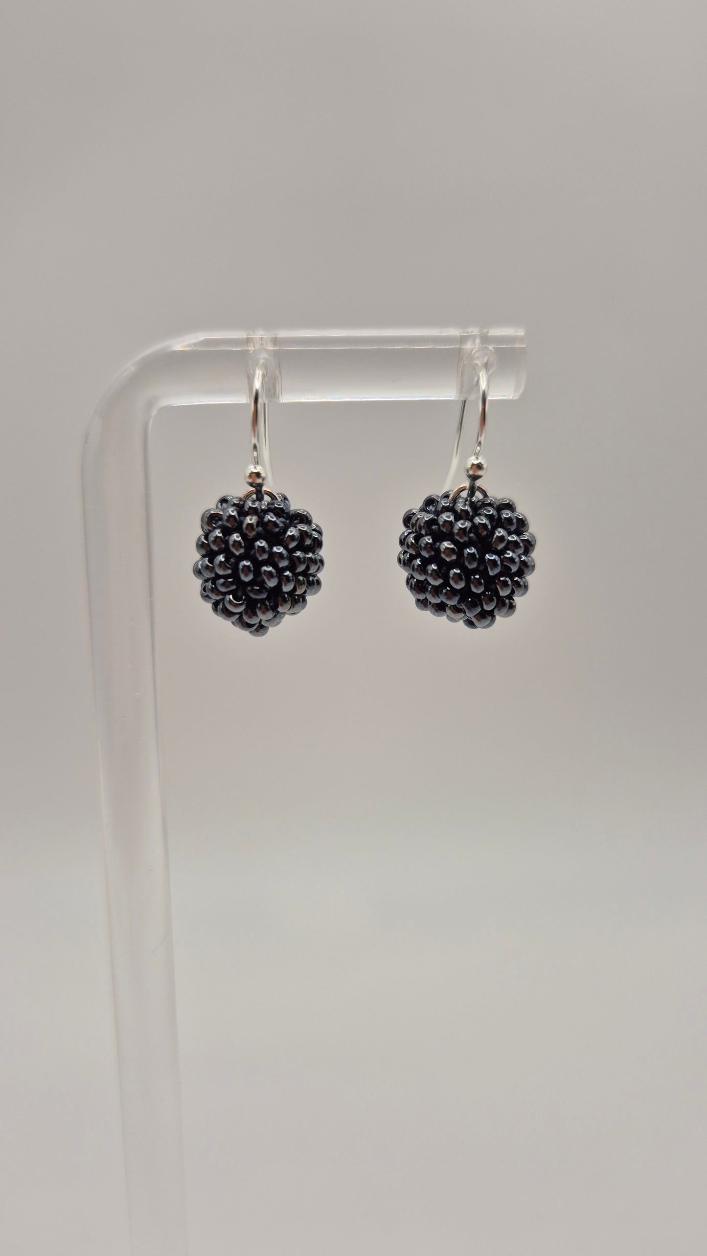 Hänger KUULA - Kugel 12mm | Silber o. Edelstahl | Perlen 2mm