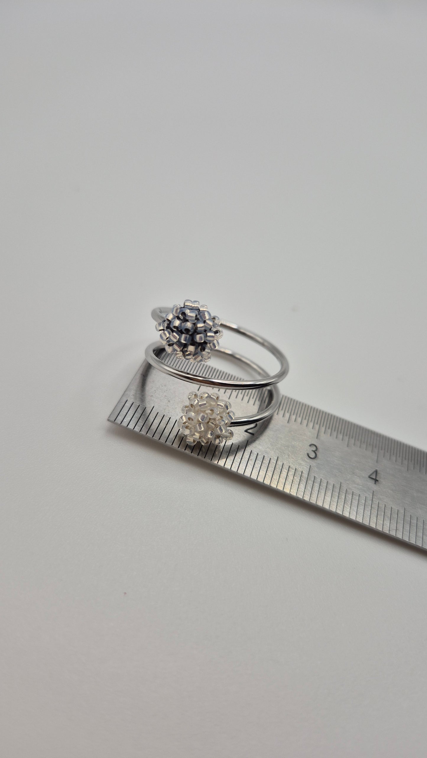 Ring LINNSI 2 - Linse 7 mm | Perlen 1mm