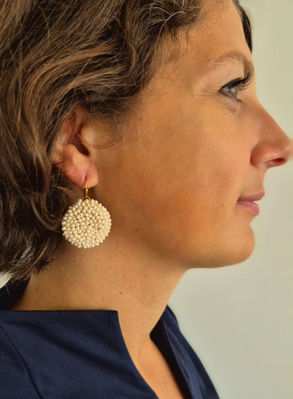 Hänger LINNSI   - Linse 31 mm | Perlen 3 mm