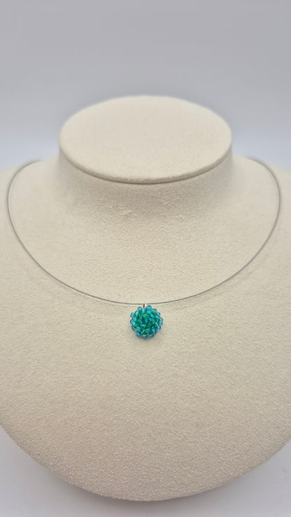Kette LINNSI - Linse 10mm | Silber  Perlen 2mm