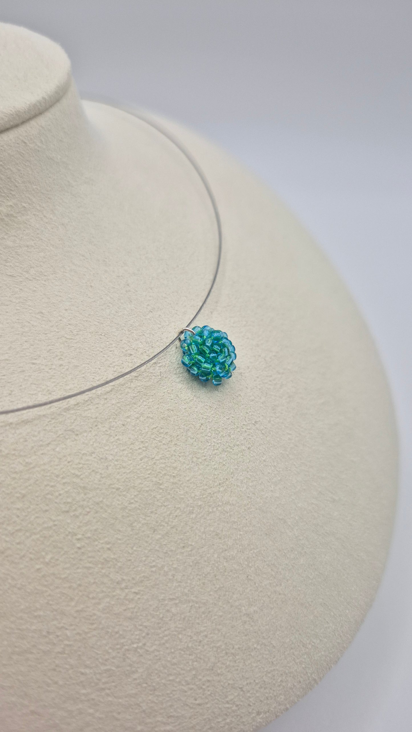 Kette LINNSI - Linse 10mm | Silber  Perlen 2mm