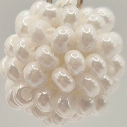 Creolen KUULA hinged  - Kugel 15mm | Perlen 3 mm