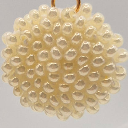 Kette LINNSI - Linse 32 mm | vergoldet | Perlen 3mm