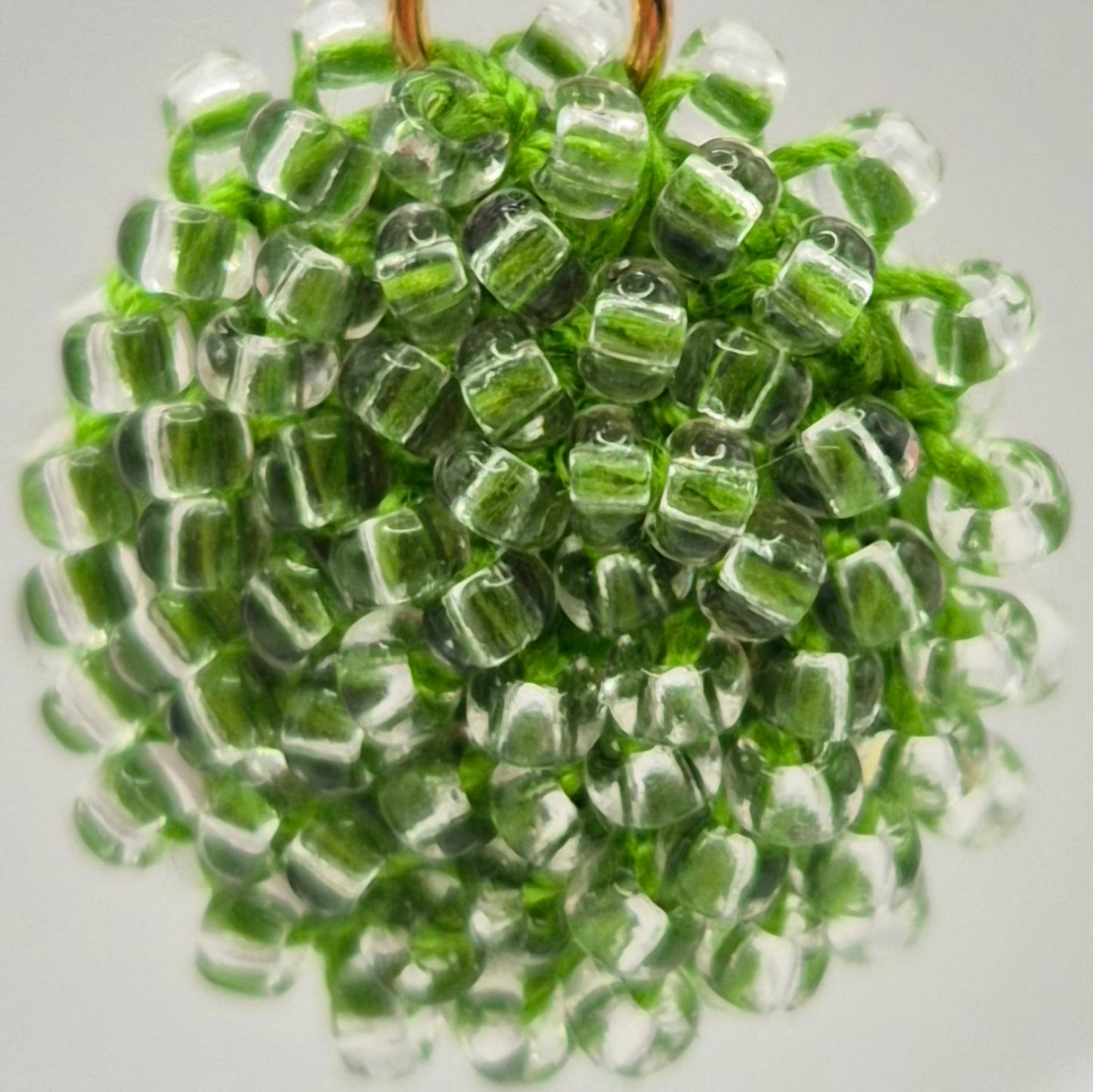 Hänger LINNSI   - Linse 22mm | Perlen 3 mm