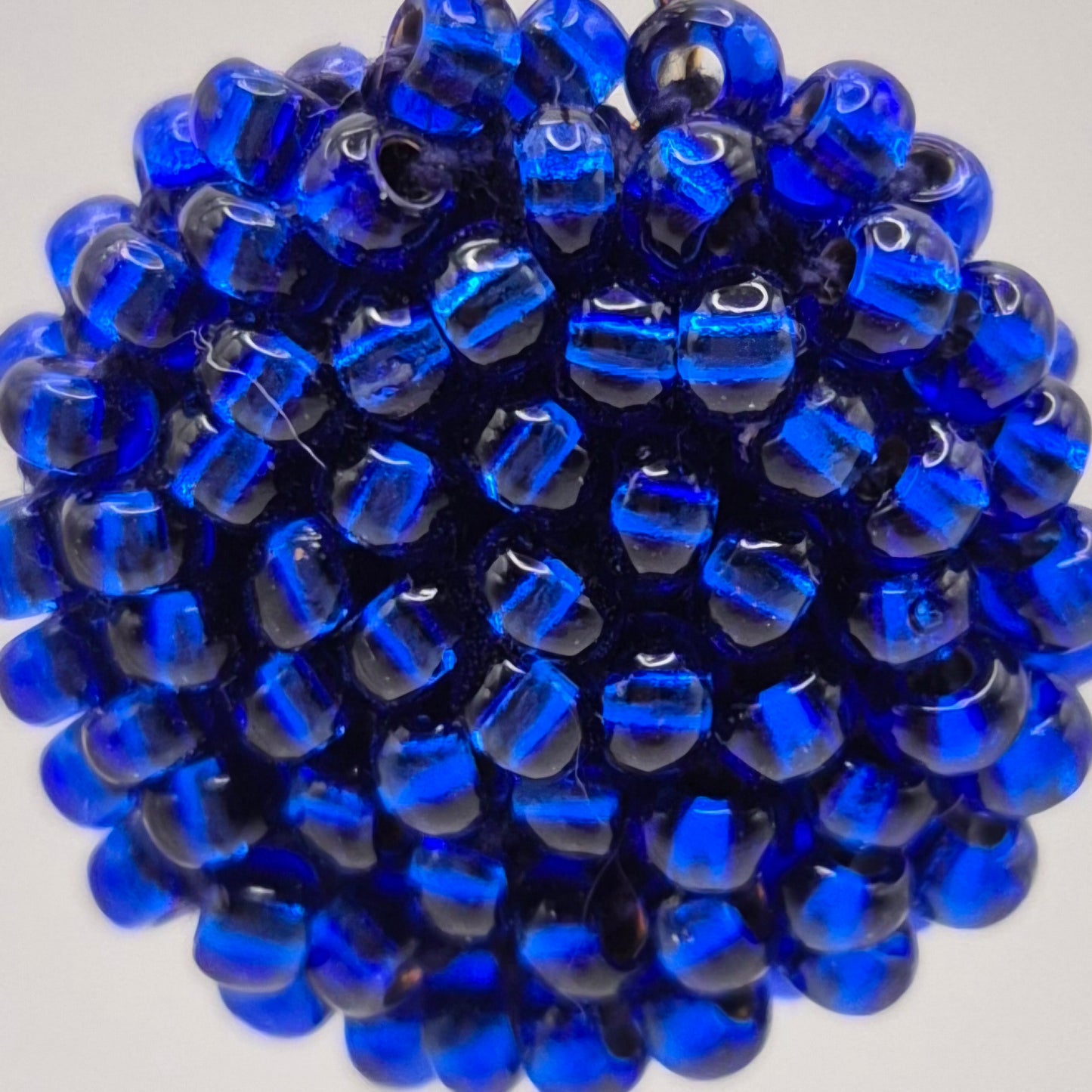 Kette LINNSI - Linse 32 mm | vergoldet | Perlen 3mm