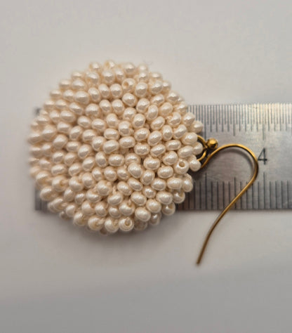 Hänger LINNSI   - Linse 31 mm | Perlen 3 mm