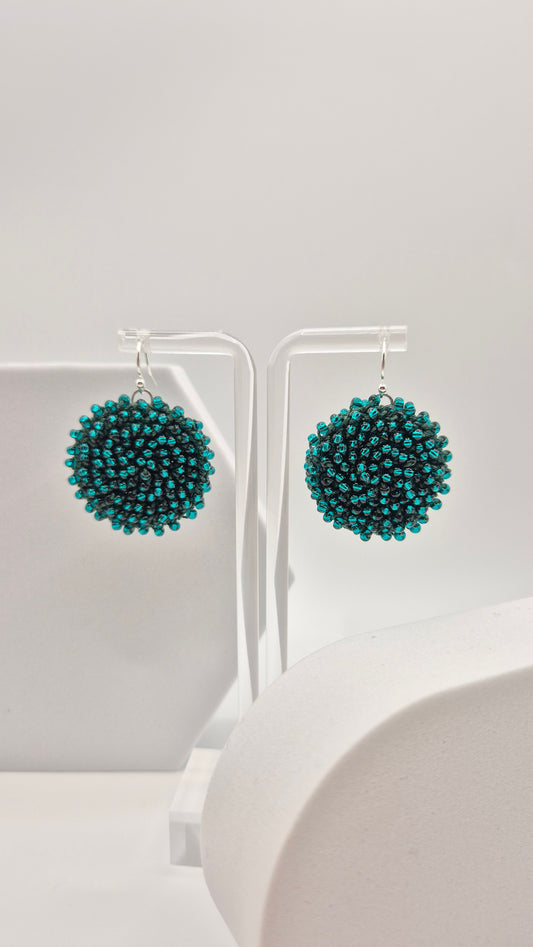 Hänger LINNSI   - Linse 31 mm | Perlen 3 mm