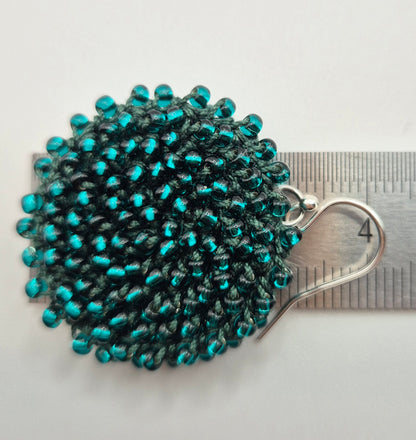 Hänger LINNSI   - Linse 31 mm | Perlen 3 mm