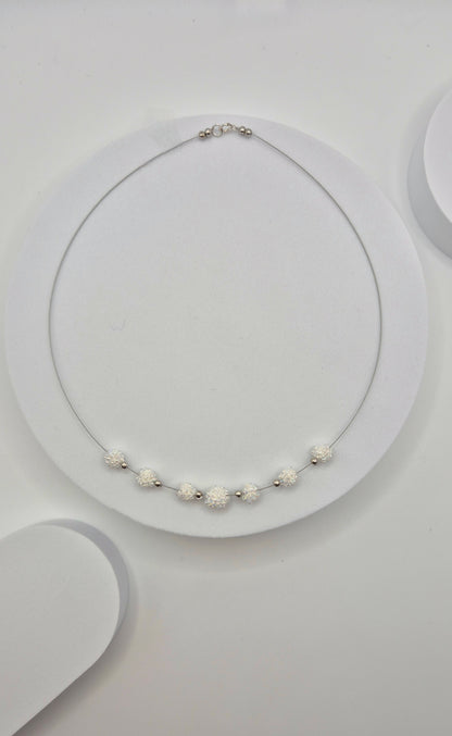 Kette KUULA - Kugeln 7-9 mm | Silber | Perlen 2mm