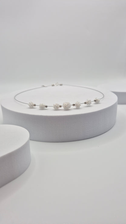 Kette KUULA - Kugeln 7-9 mm | Silber | Perlen 2mm