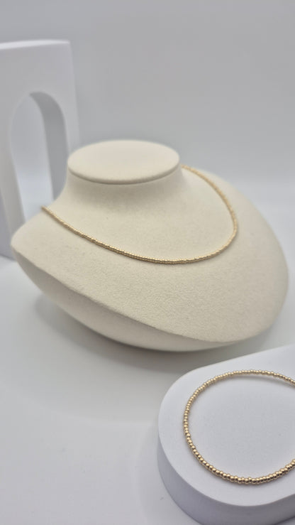 Kette RIVI | Silber | Perlen 2mm