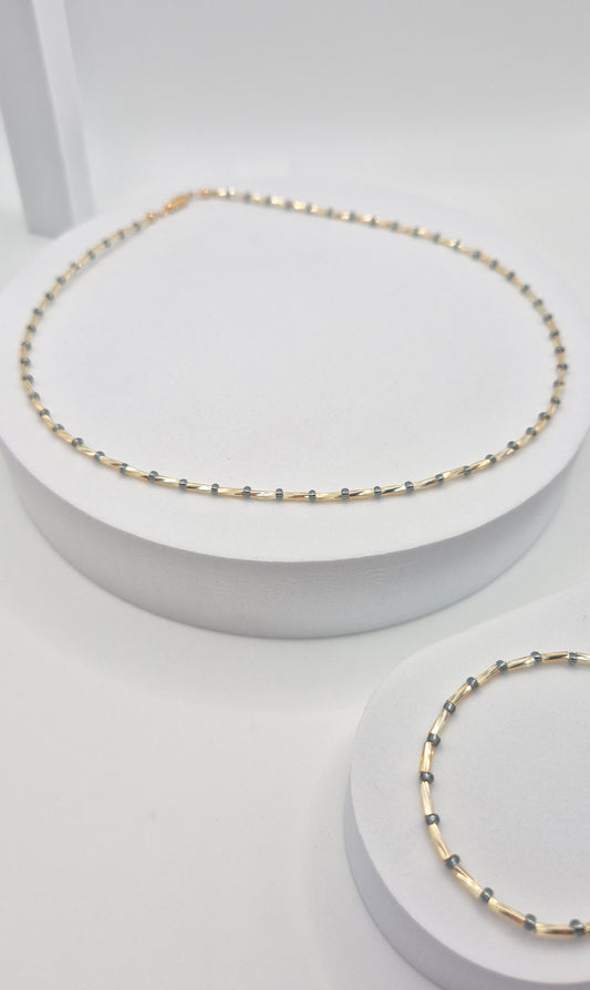 Halskette RIVI STICK | Perlen 2mm