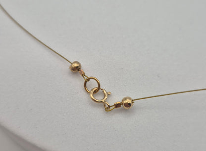 Kette KUULA- Kugel 9mm | vergoldet | Perlen 2mm