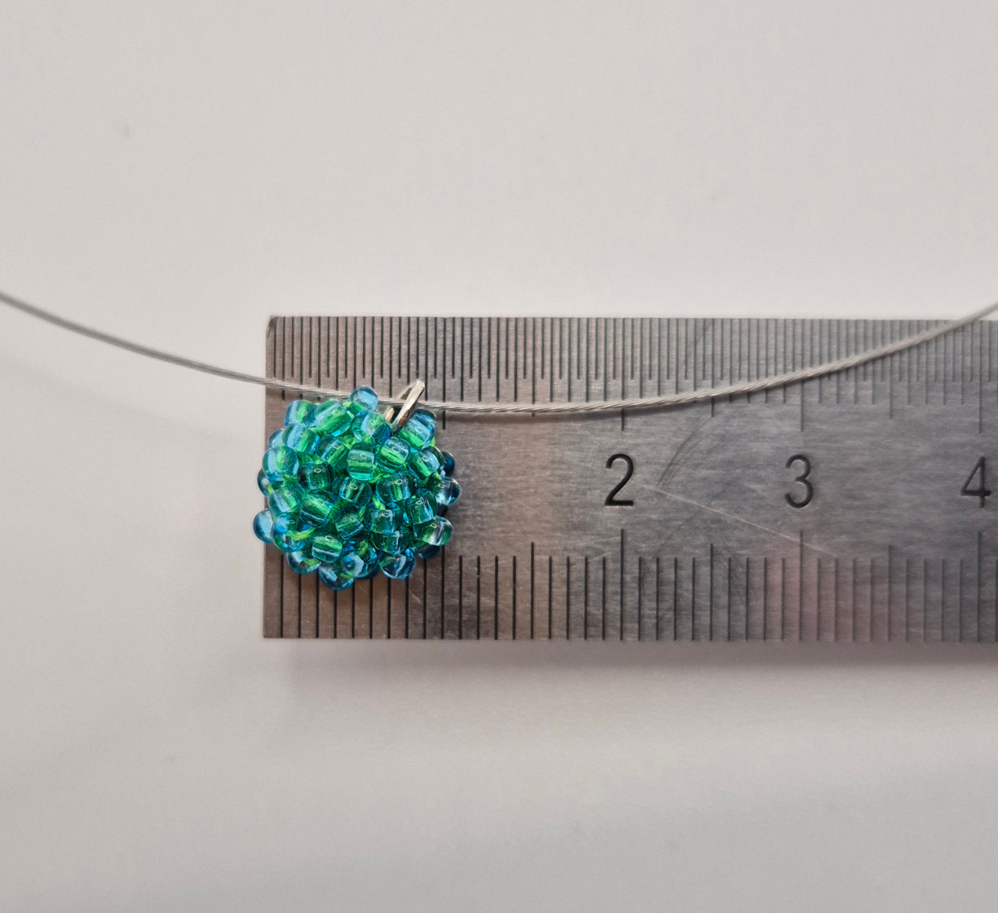 Kette LINNSI - Linse 10mm | Silber  Perlen 2mm
