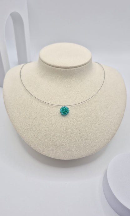 Kette LINNSI - Linse 10mm | Silber  Perlen 2mm