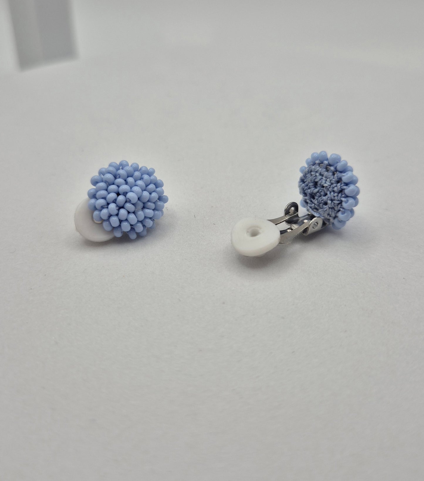 Ohrclips LINNSI - Linse 14 mm | Perlen 2mm